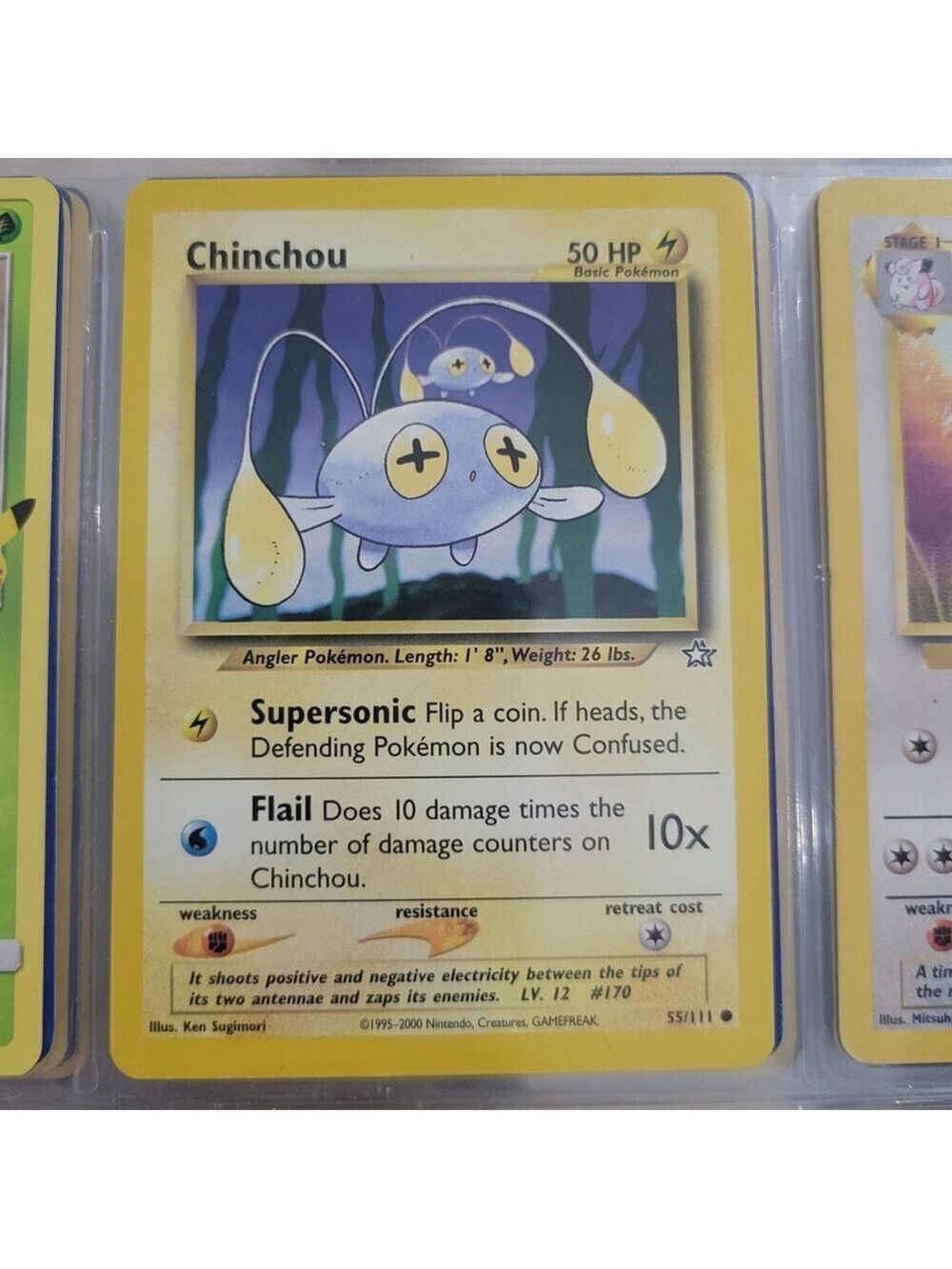 Pokemon Chinchou Card